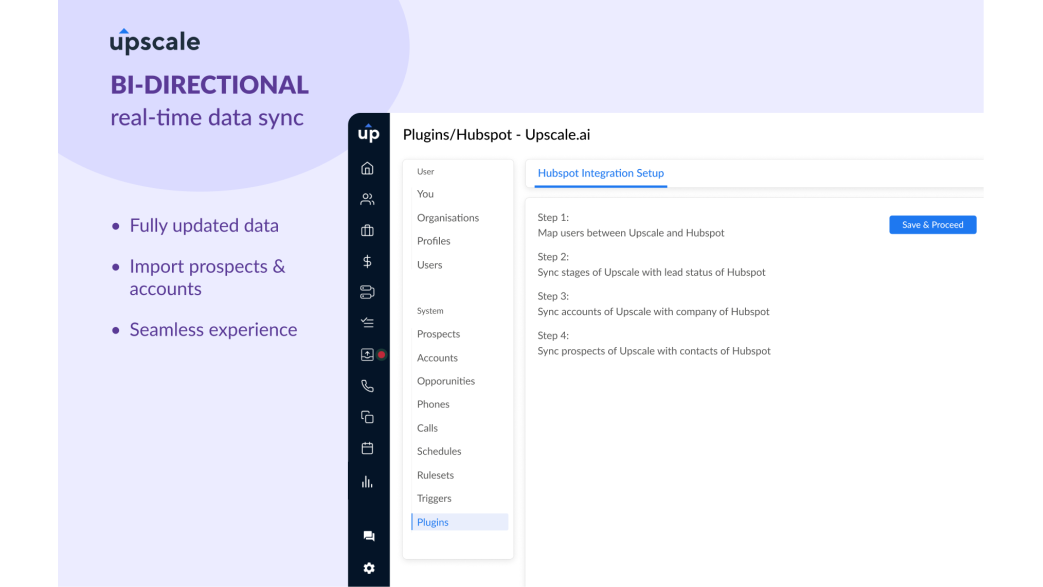 Bi-directional real-time data sync